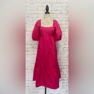 MINKPINK Pink Midi Dress